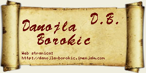 Danojla Borokić vizit kartica